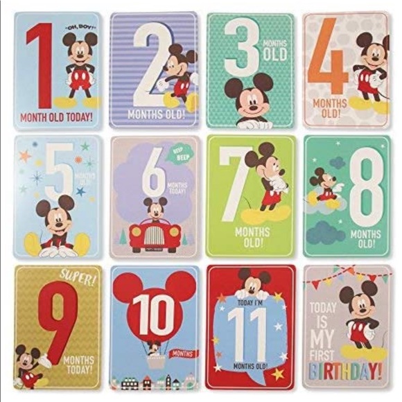 disney milestone cards